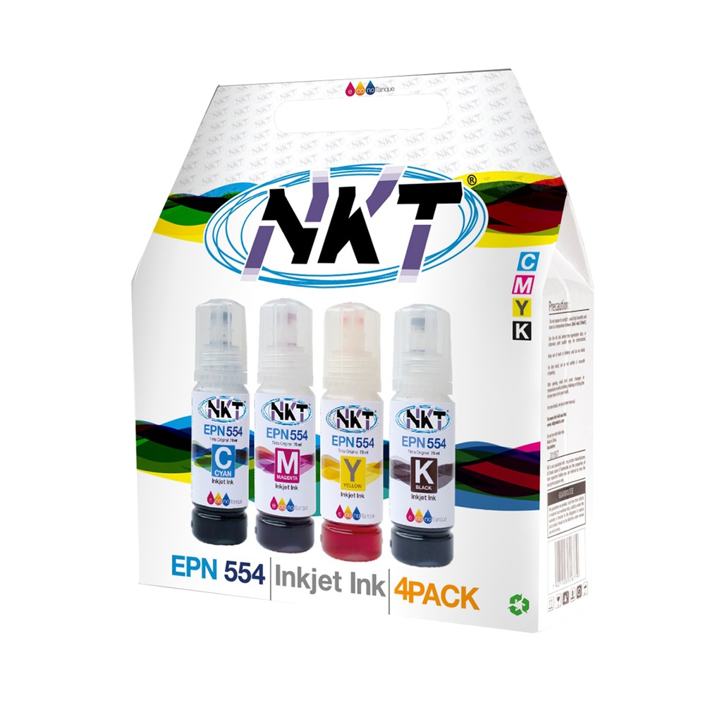 Kit Tinta NKT Epson Serie 544 4 Pack | Todotek Guatemala